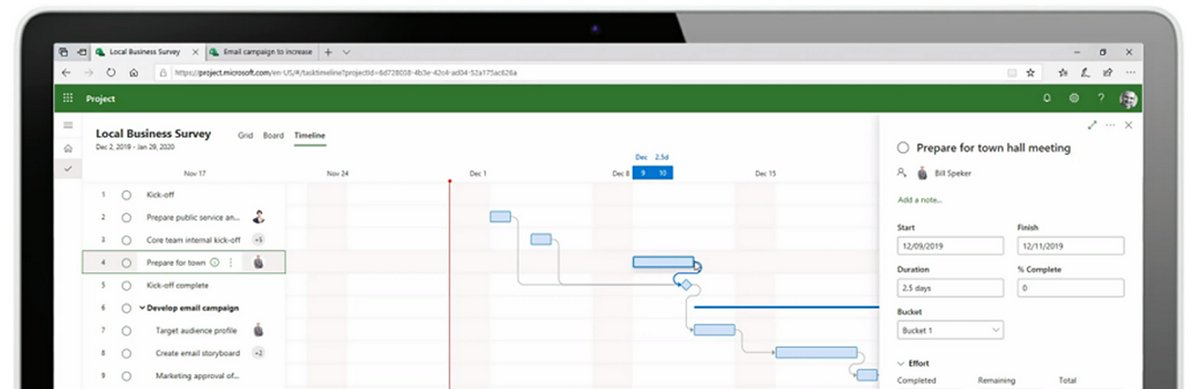 Microsoft Project Management Software